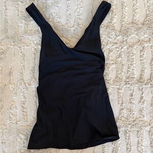 Black Lululemon Workout Top